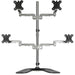 EAN 65030879903 - StarTech.com ARMQUADSS soporte para monitor 81,3 cm (32") Negro, Plata imagen 4