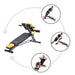 EAN 5907695596557 - HMS Fitness LSR8311 Banco de musculación multiposición Asiento ajustable Hogar Negro, Amarillo imagen 4