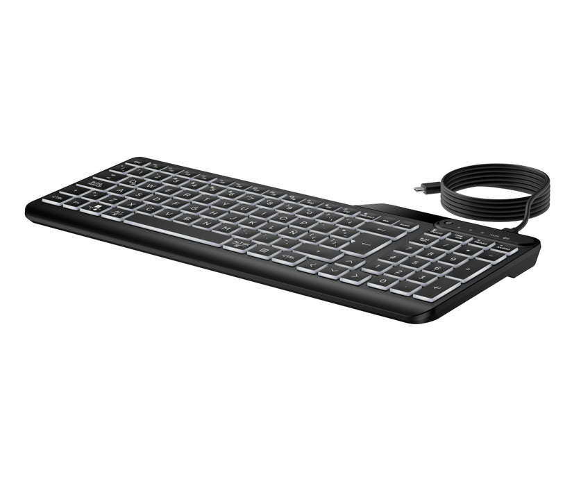 EAN 0197192768877 - HP 405 Backlit Wired Keyboard teclado Oficina USB Negro imagen 9
