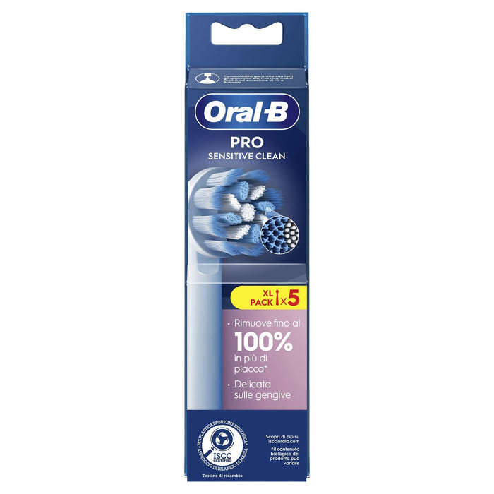 Oral-B Aufsteckbürsten Pro Sensitive Clean 5-Pack Weiss