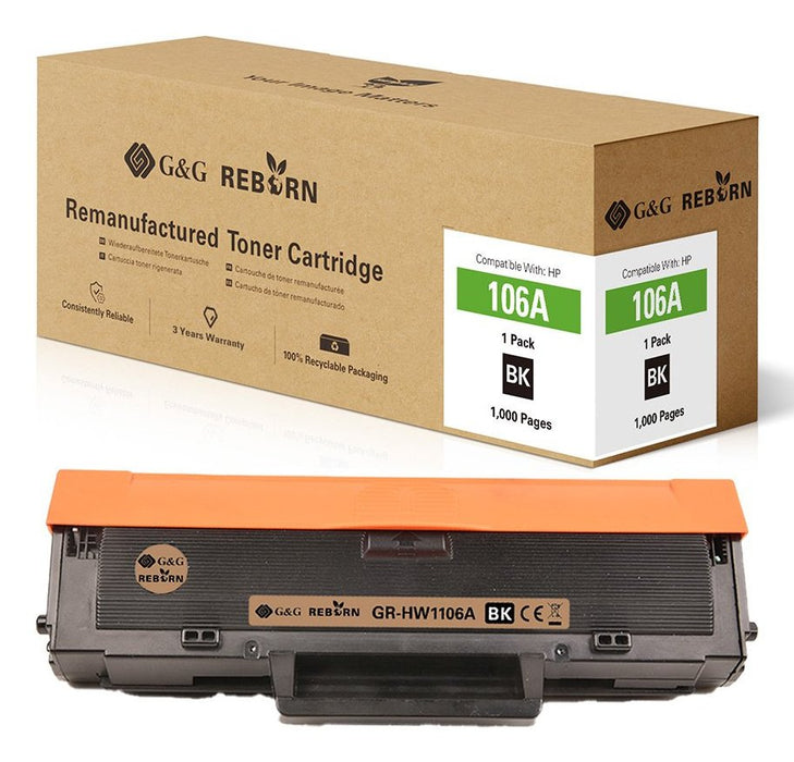 G&G Reborn-Toner Compatible Con Hp 106a W1106a