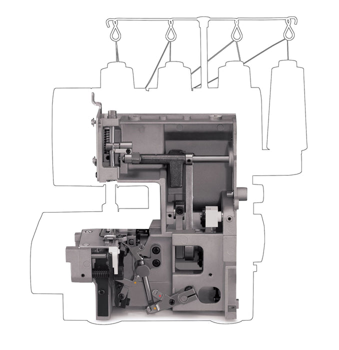 EAN 7393033100599 - SINGER 14HD854 Heavy Duty Máquina de coser Overlock Eléctrico imagen 7