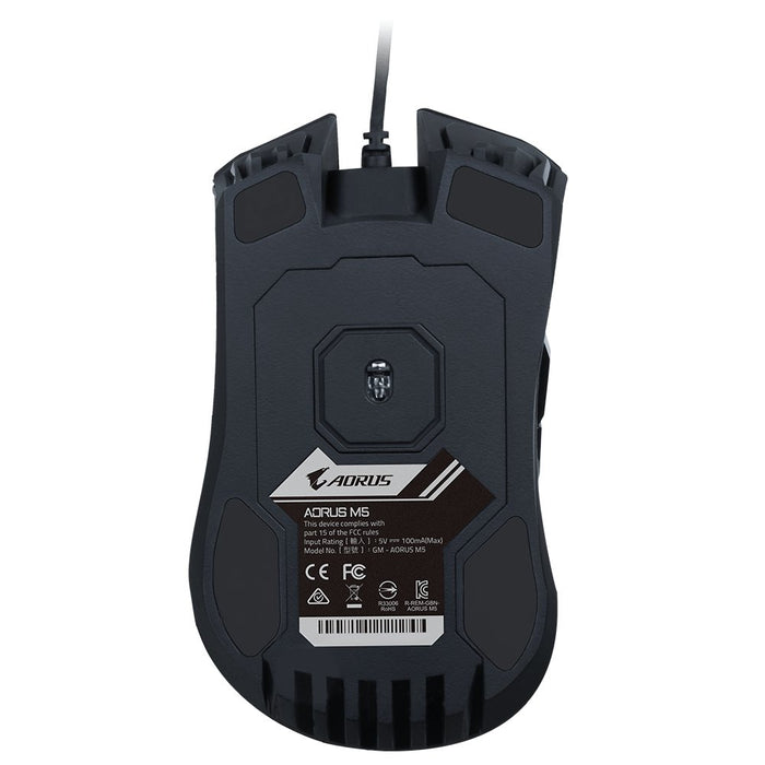 EAN 0813567025481 - GIGABYTE AORUS M5 ratón Juego mano derecha USB tipo A Óptico 16000 DPI imagen 5