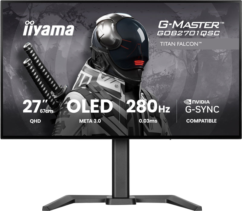 EAN 4948570127948 - iiyama G-MASTER GOB2701QSC-B1 pantalla para PC 68,6 cm (27") 2560 x 1440 Pixeles Negro imagen 1