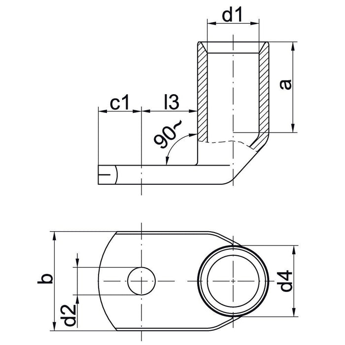 Klauke 47r12, 70 Mm², M12, 25 Unidades(E)