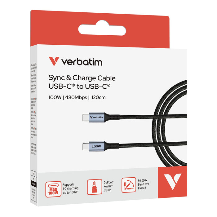EAN 0023942318460 - Verbatim 31846 cable USB USB 2.0 1,2 m USB C Negro imagen 6