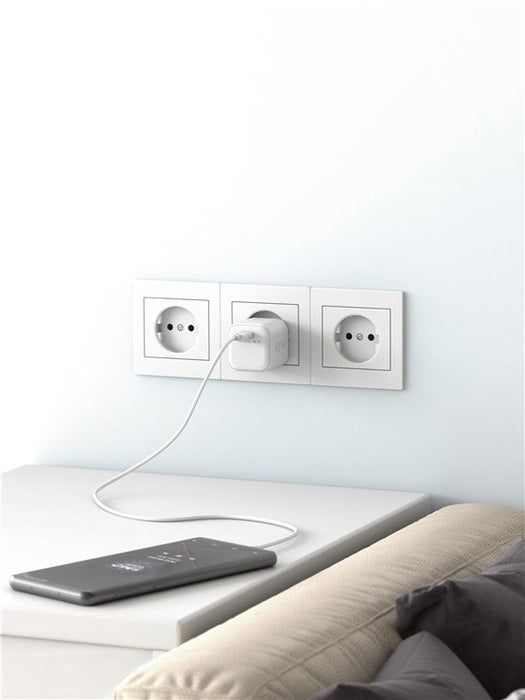 EAN 4040849653322 - Goobay 65332 cargador de dispositivo móvil Auriculares, Teléfono móvil, Portátil Blanco Corriente alterna imagen 7