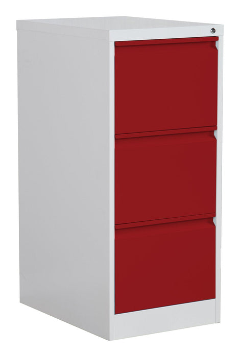 Phoenix Safe Hängeregimraturschrank 3 Schubladen Rot