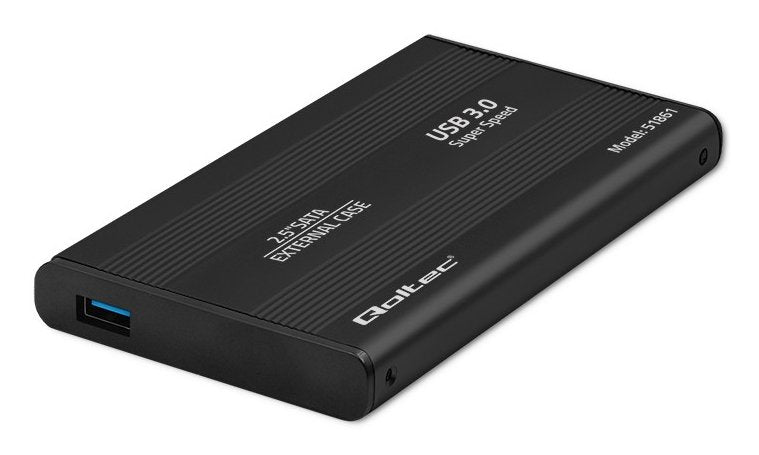 EAN 5901878518619 - Qoltec 51861 caja para disco duro externo Carcasa de disco duro/SSD Negro 2.5" imagen 1