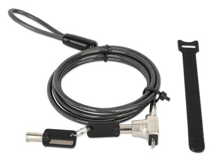 EAN 0766623440486 - Manhattan 440486 cable antirrobo Negro, Translúcido 1,8 m imagen 3