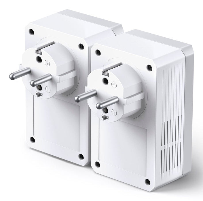 Tp-Link Kit De 2 Plc De 500 Mbps - 1 Puerto Ethernet Y Enchufe Integrado