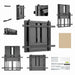 EAN 8716309129053 - Gembird LCD/Plasma-TV Wandhalterung 43-90 70 kg WM-90F-02 imagen 12