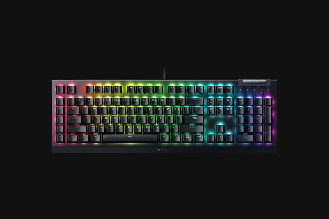 Razer Blackwidow V4 X Mechanical Gaming Keyboard, Verde Switch, Nordic Layout, Wired, Black