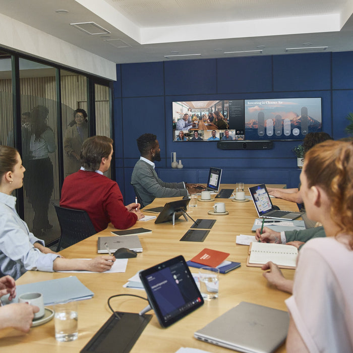 Hp Poly Studio X72 Sin Cable De Alimentación Barra De Vídeo All-In-One Certificado Por Zoom Certificado Para Equipos De Microsoft Negro Conforme A La Taa Power Adapter Included