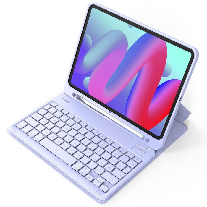 Inateck Keyboard Ipad 11" Ipad Air 4 5gen Com. Qwertz Purple