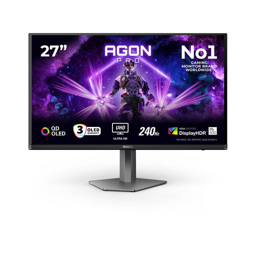 EAN 4038986642620 - AOC G2 AG276UZD pantalla para PC 67,3 cm (26.5") 3840 x 2160 Pixeles 4K Ultra HD OLED Negro imagen 1