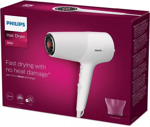 EAN 8710103948643 - Philips 5000 series BHD500/00 secador 2100 W Blanco imagen 2