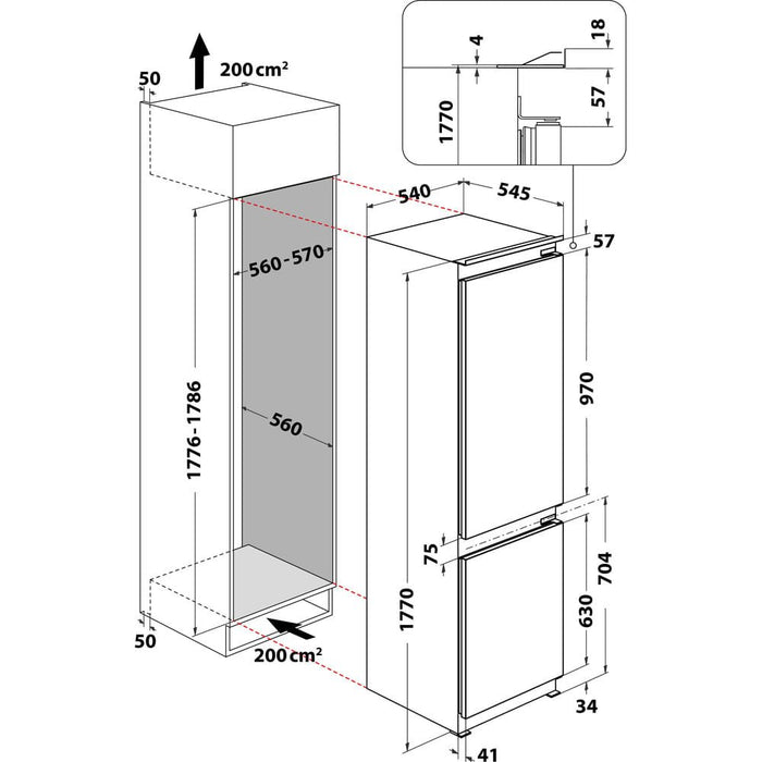 EAN 8003437046148 - Whirlpool ART66122 Integrado 273 L imagen 3