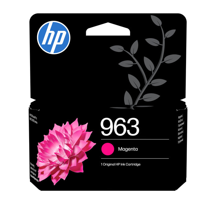 EAN 0192545866385 - HP 963 Magenta Original Ink Cartridge cartucho de tinta 1 pieza(s) Rendimiento estándar imagen 1