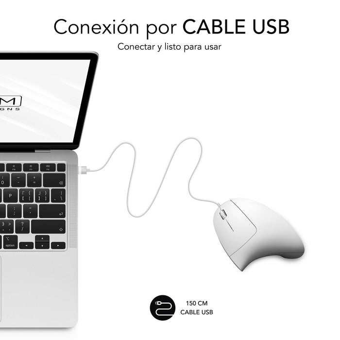 EAN 8436586743048 - SUBBLIM SUBMO-EDGVU02 ratón Universal mano derecha USB tipo A Óptico 1600 DPI imagen 3