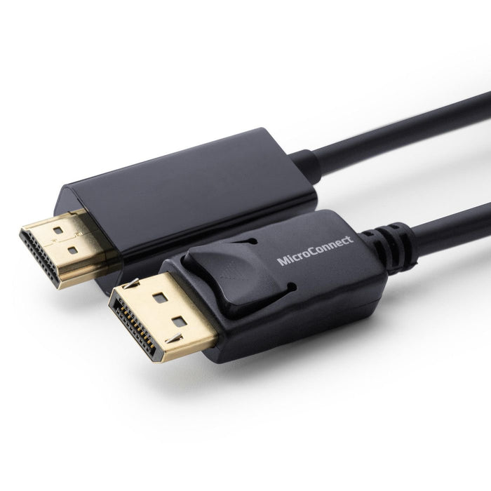 EAN 5704174300311 - Microconnect MC-DP-HDMI-100 adaptador de cable de vídeo 1 m DisplayPort Negro imagen 1