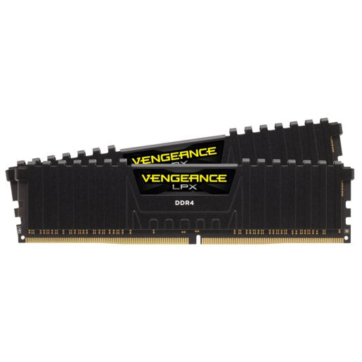 Memoria Ram Corsair Ddr4 3200 16gb C16 Ven Lpx K2 2x8gb,1.35v, Vengeance Lpx Black, Black Hsp