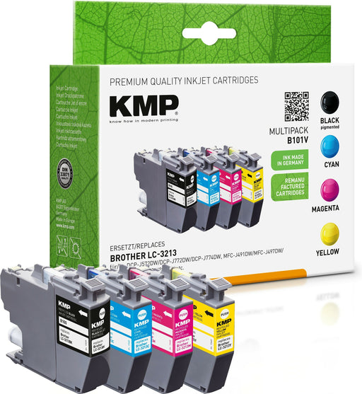 EAN 4011324373219 - KMP B101V cartucho de tinta 4 pieza(s) Compatible Negro, Cian, Magenta, Amarillo imagen 1