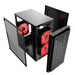 EAN 8716309116664 - Gembird CCC-FORNAX-950R carcasa de ordenador Midi Tower Negro, Rojo imagen 4