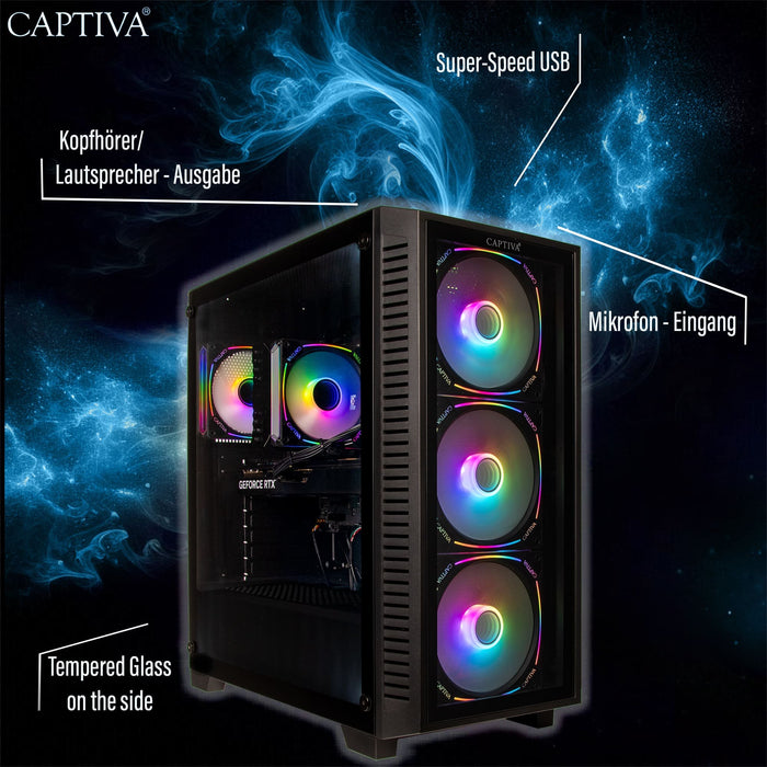 EAN 4046373895221 - CAPTIVA PC Highend Gaming I89-522 (Ultra 9 285K/RTX5070 Ti 16GB GDDR7/SSD 1TB/32GB/WLAN/Windows 11 Home 6 imagen 6