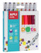 EAN 8410782168058 - APLI Kids 16805 marcador 8 pieza(s) Negro, Azul, Marrón, Verde, Naranja, Rosa, Rojo, Amarillo imagen 1