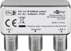 EAN 4040849670572 - Goobay 67057 cable divisor y combinador Divisor de señal para cable coaxial Plata imagen 1