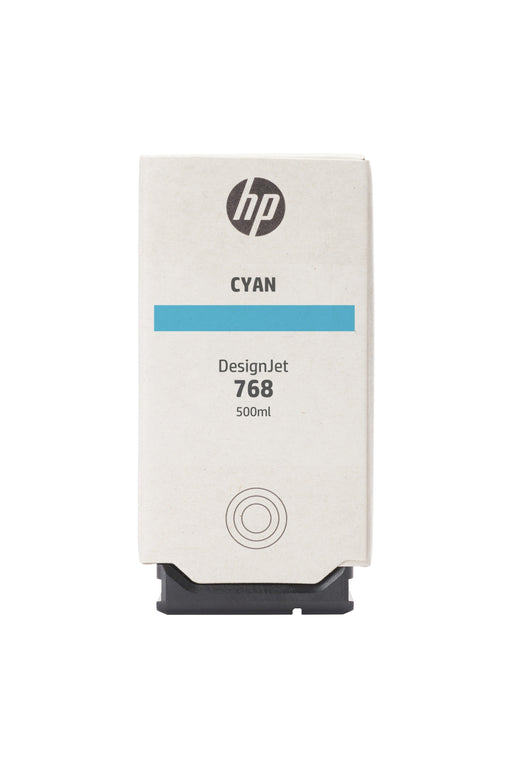 EAN 0196188231968 - HP 768 Cyan 500-ml DesignJet Ink Cartridge cabeza de impresora Inyección de tinta térmica imagen 1