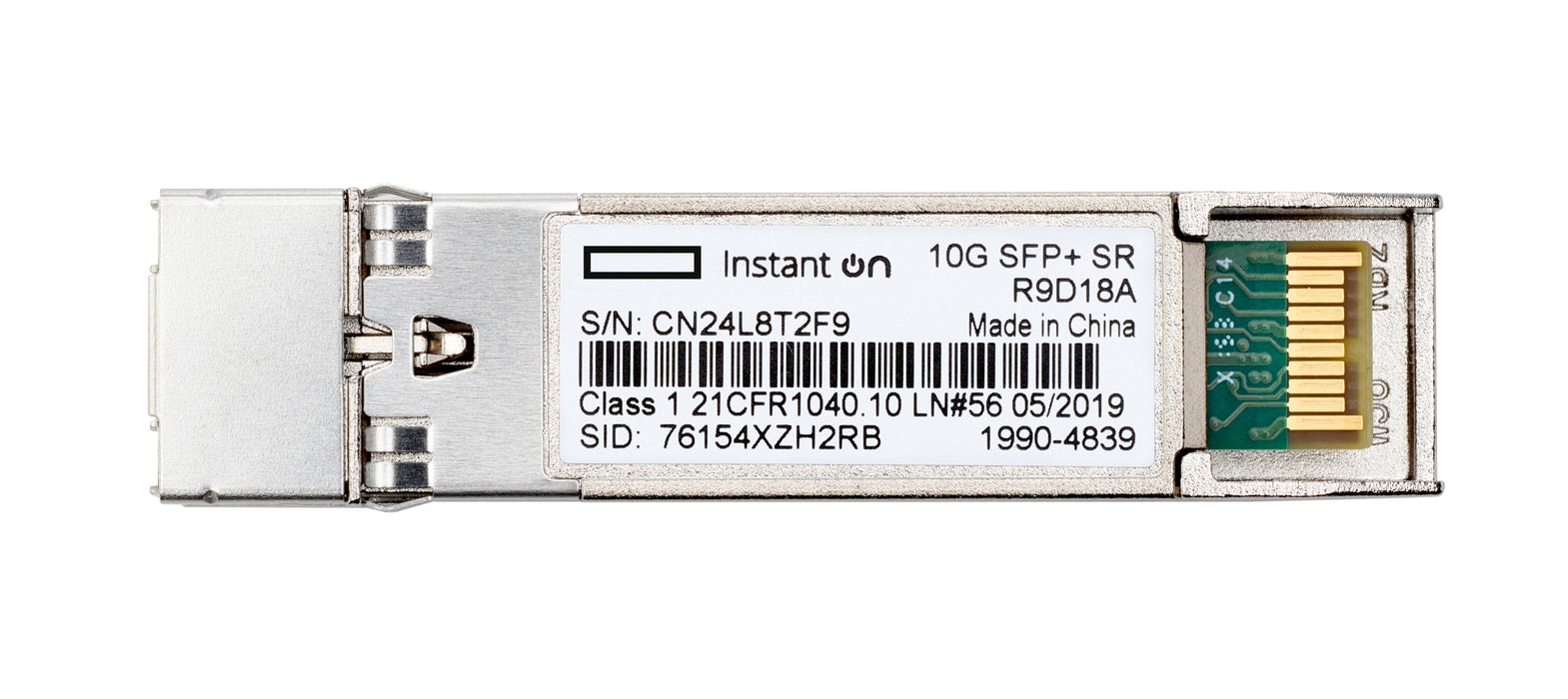 Aruba Switch Transceiver, Sfp+, 10gb, Sr, Bis 300m, Xcvr, Mmf