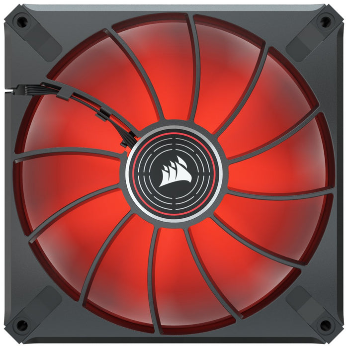 Ventilador Corsair 140*140*25 Ml140 Led Elite   Airguide Rojo Co-9050123-Ww