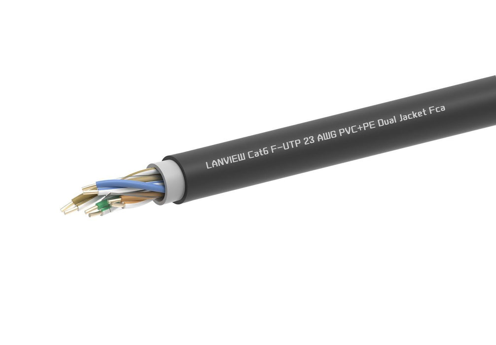 EAN 5715063396643 - Lanview LVN-CAT6PE-2FUTP-305M cable de red imagen 1