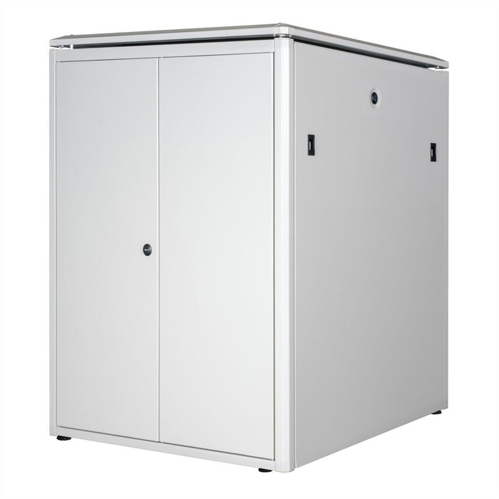 Roline 19-Zoll Netzwerkschrank Pro 22 He, 800x800 Bxt Glastr Grau