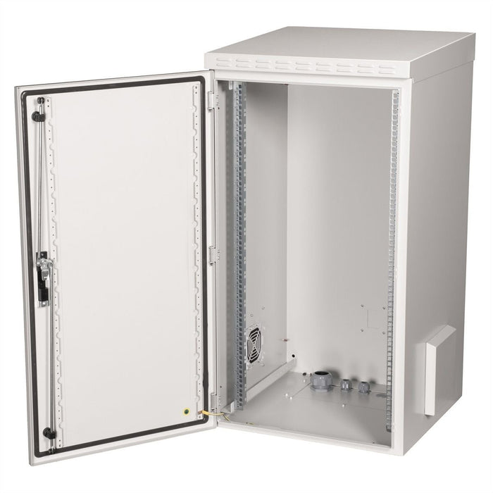 Roline 19-Zoll Wandgehuse Pro 22 He, 600x600 Bxt Ip55 Outdoor Grau