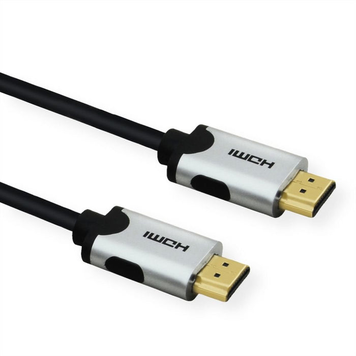 Cable Value 10k Hdmi Ultra High Speed , St St, Schwarz, 1 M