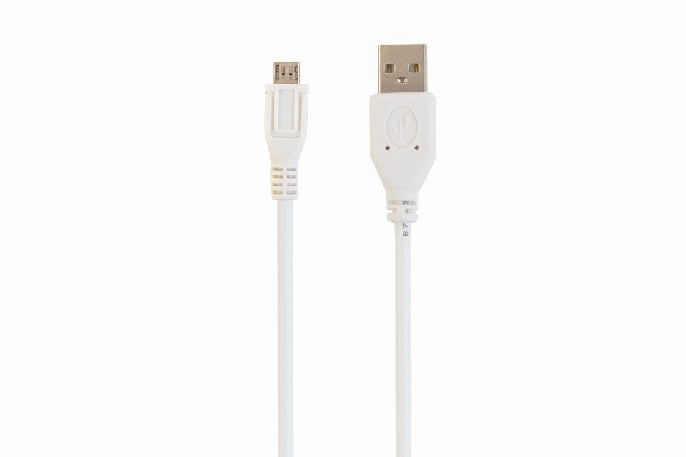 Gembird Cable Usb A Micro Usb M/M 0.5m Blancoâ Ccp-Musb2-Ambm-W-0.5