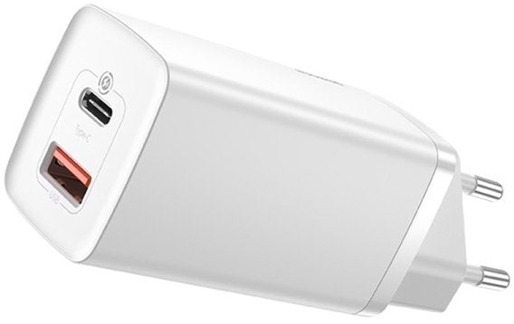 EAN 6953156232945 - Baseus CCGAN2L-B02 cargador de dispositivo móvil Universal Blanco Corriente alterna Carga rápida Interior imagen 1