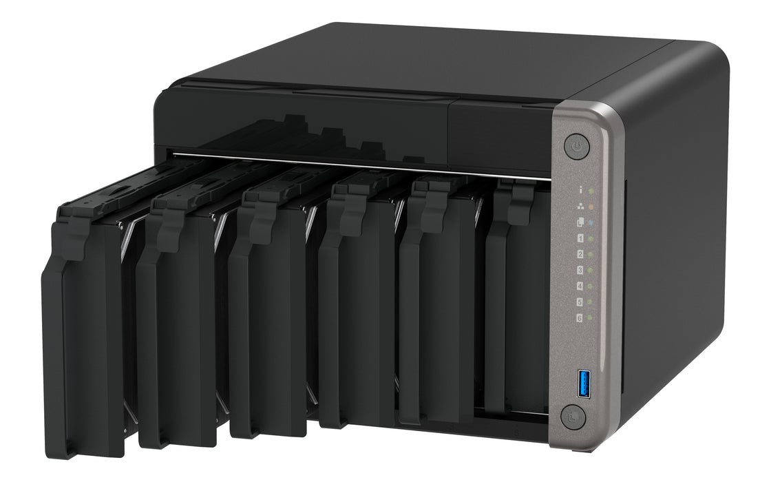 EAN 4711103084335 - QNAP TS-AI642-8G servidor de almacenamiento NAS Torre ARM Cortex-A76 8 GB Negro imagen 4