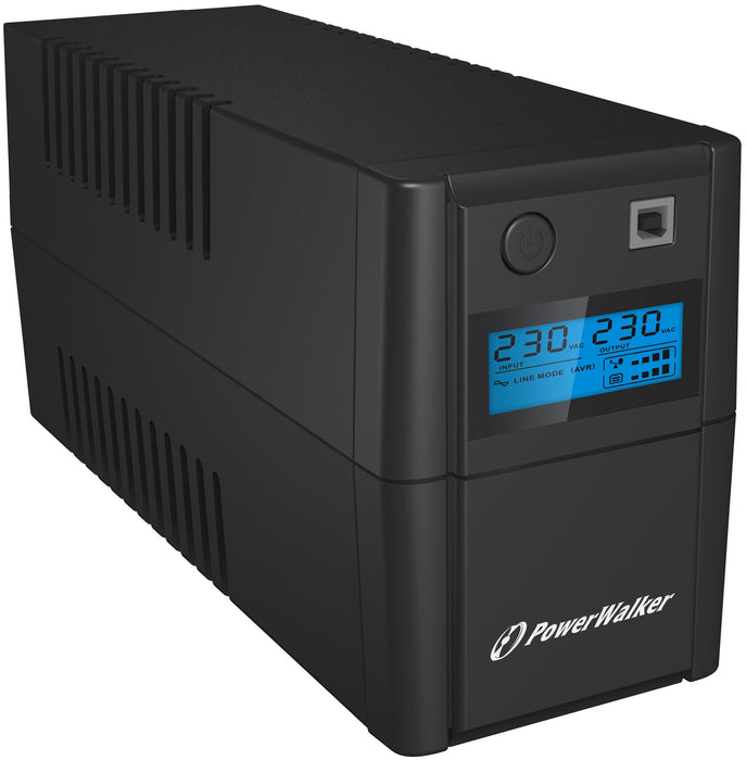 EAN 4260074976410 - PowerWalker VI 650SE LCD/IEC sistema de alimentación ininterrumpida (UPS) Línea interactiva 0,65 kVA 360  imagen 1