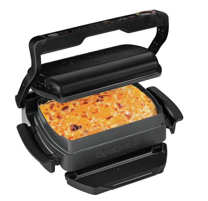 Grill Electric Tefal Optigrill+ Gc 7148 (Contact Grill; 2000w; Black Color)