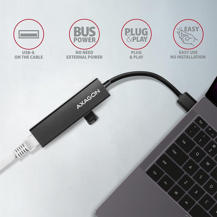 EAN 8595247905598 - Axagon HMA-GL3A Multiport-Hub USB 3.0 Typ A Gbit-LAN 3x USB-A microSD Alámbrico USB 3.2 Gen 1 (3.1 Gen 1) imagen 4