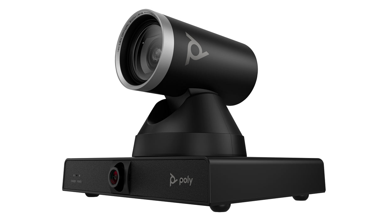 Hp Poly Studio E60 - Konferenzkamera - Ptz - Farbe - 2 X 8 Mp - 3840 X 2160 - 4k Uhd, 2160p - Audio - Lan - Usb - Dc 12 V  Poe Plus - Taa-Konform