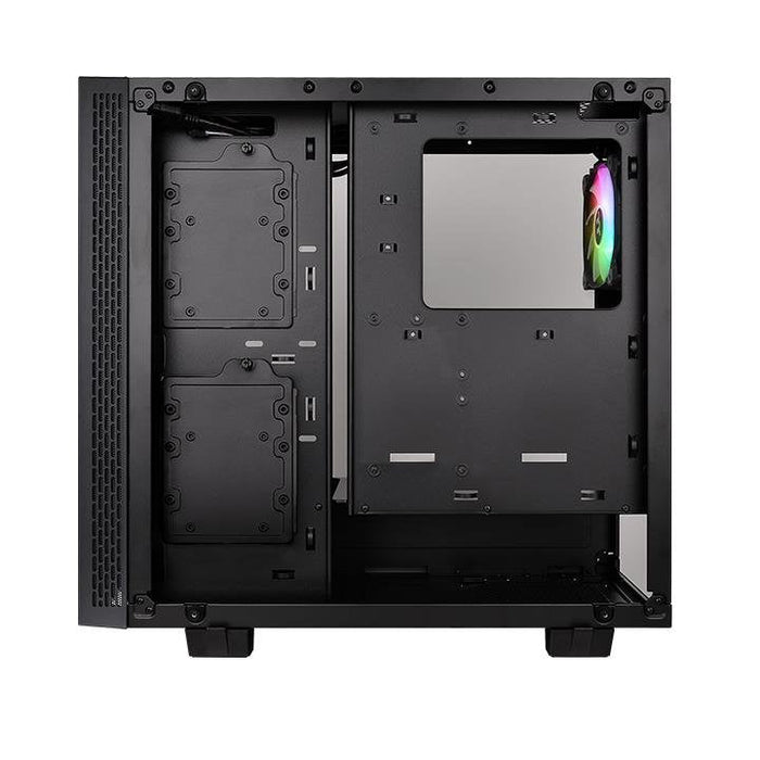 Caja Pc Thermaltake View 21 Tg Rgb Plus Midi Tower Negro