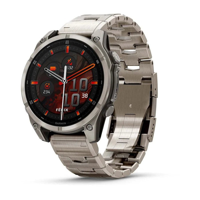 Smartwatch  Garmin Fenix 8 3,56 Cm (1.4") Amoled 47 Mm Digital 454 X 454 Pixeles Pantalla Táctil Titanio Wifi Gps (Satélite)