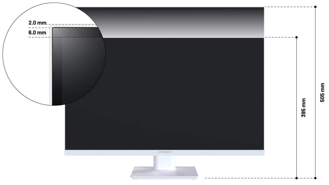 EAN 4589511175873 - JAPANNEXT JN-IPS270WQHD75F-C65W-HSP-W pantalla para PC 68,6 cm (27") 2560 x 1440 Pixeles Quad HD LED Blan imagen 4