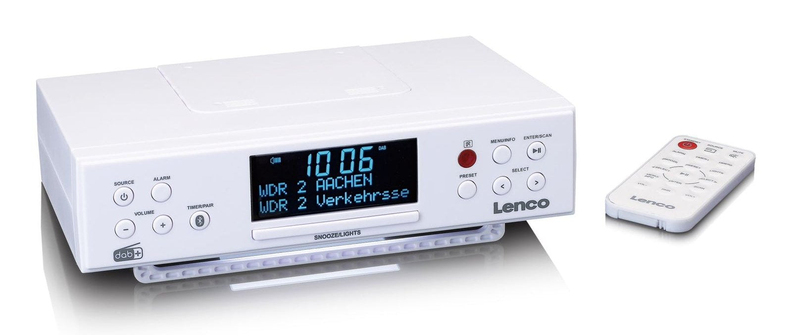 EAN 8711902078852 - Lenco KCR-190 Cocina Analógico y digital Blanco imagen 2