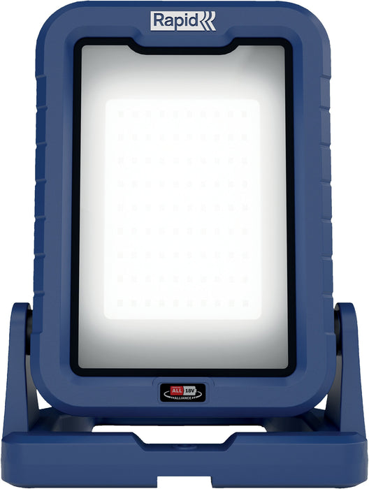 Rapid 18v Work Light Bwl2400 Blue 2400lm 5000k Ip20 Tiltable Head